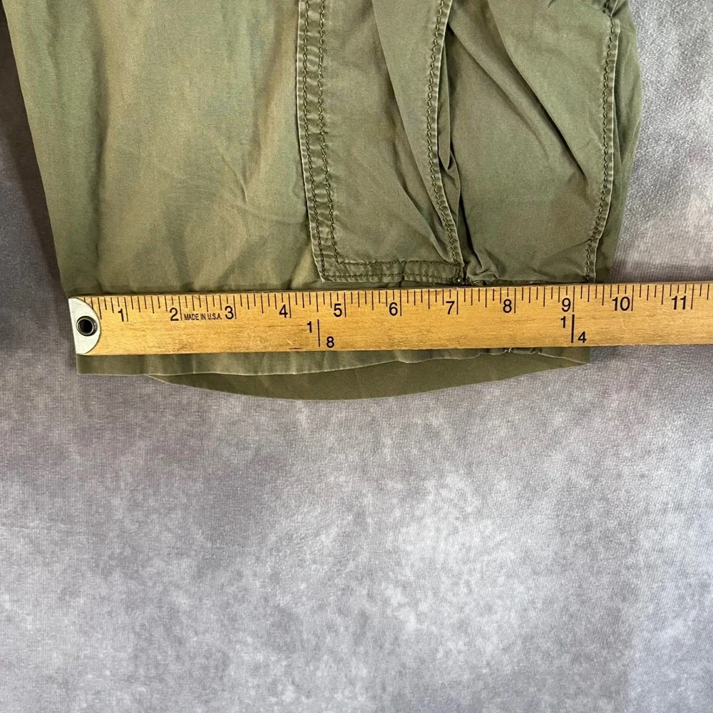 Diesel Cargo Shorts Mens Size 27 Olive Green Cotton Utility Tactical Shorts
